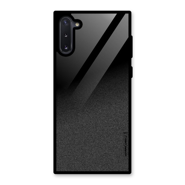 Black Grey Noise Fusion Glass Back Case for Galaxy Note 10
