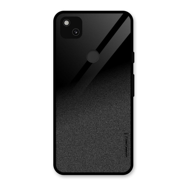 Black Grey Noise Fusion Glass Back Case for Google Pixel 4a