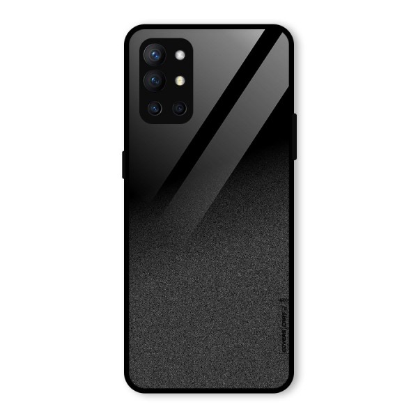 Black Grey Noise Fusion Glass Back Case for OnePlus 9R