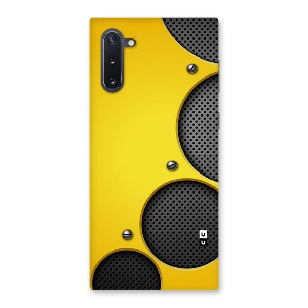 Black Net Yellow Back Case for Galaxy Note 10