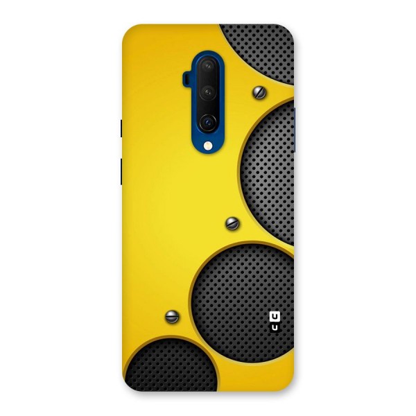Black Net Yellow Back Case for OnePlus 7T Pro