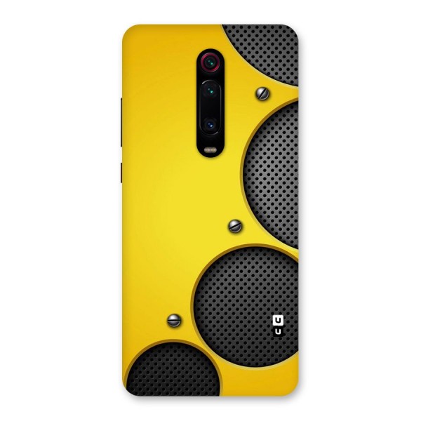 Black Net Yellow Back Case for Redmi K20 Pro