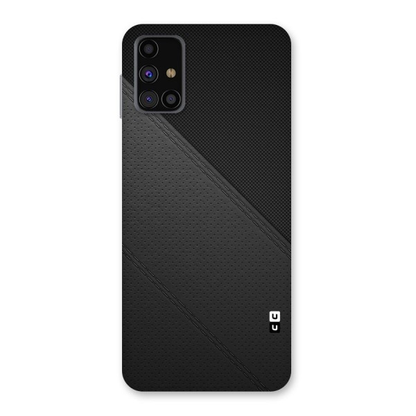 Black Polka Stripe Back Case for Galaxy M31s