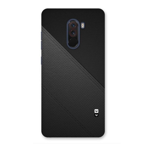 Black Polka Stripe Back Case for Poco F1