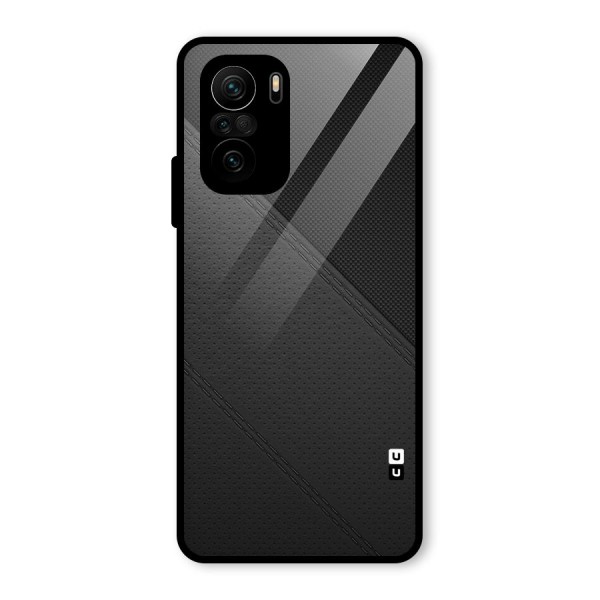 Black Polka Stripe Glass Back Case for Mi 11x