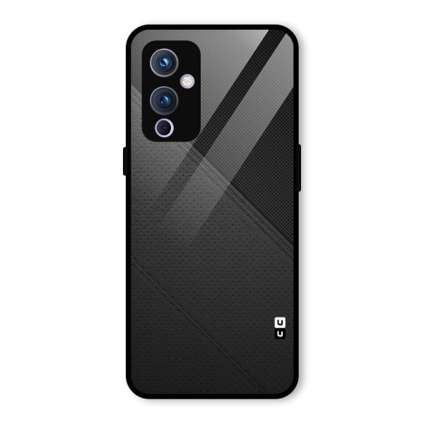 Black Polka Stripe Glass Back Case for OnePlus 9