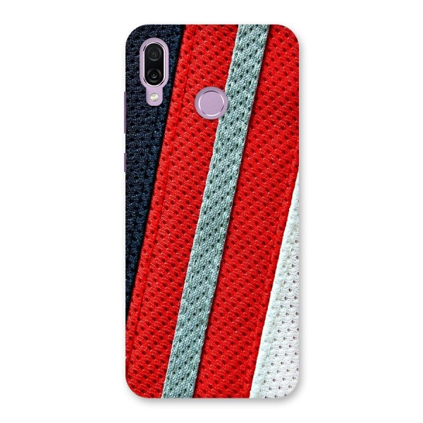 Black Red Grey Stripes Back Case for Honor Play