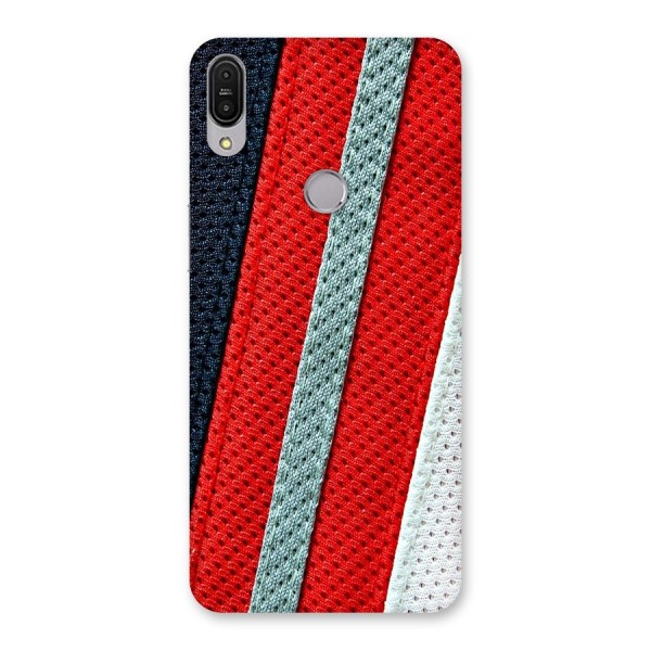 Black Red Grey Stripes Back Case for Zenfone Max Pro M1