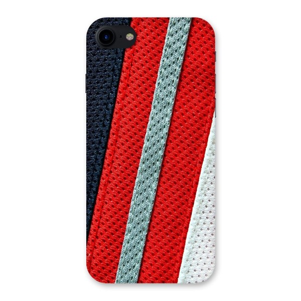 Black Red Grey Stripes Back Case for iPhone SE 2020
