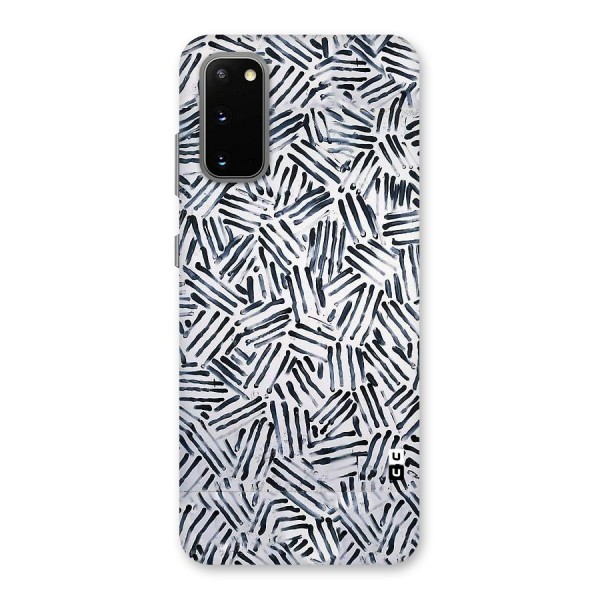 Black Tiny Uneven Back Case for Galaxy S20
