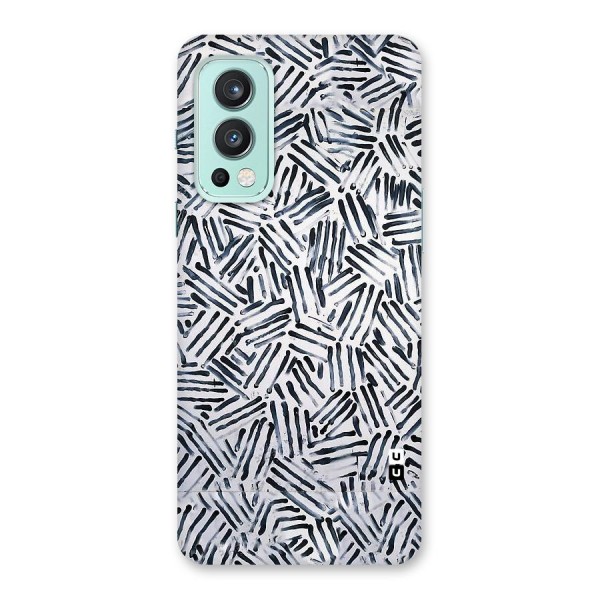 Black Tiny Uneven Back Case for OnePlus Nord 2 5G