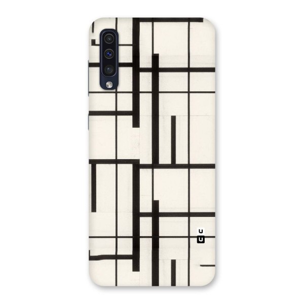 Black Unsymmetry Back Case for Galaxy A50