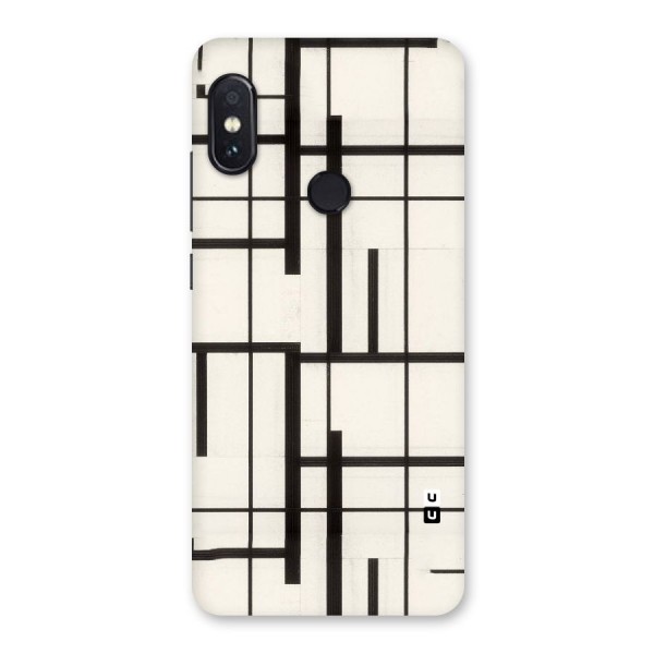 Black Unsymmetry Back Case for Redmi Note 5 Pro