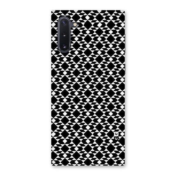 Black White Diamond Abstract Back Case for Galaxy Note 10