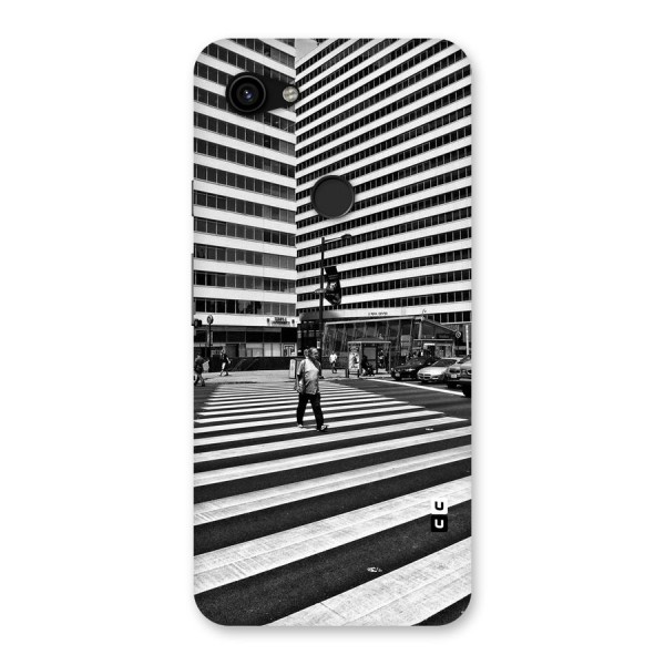 Black White Perspective Back Case for Google Pixel 3a XL
