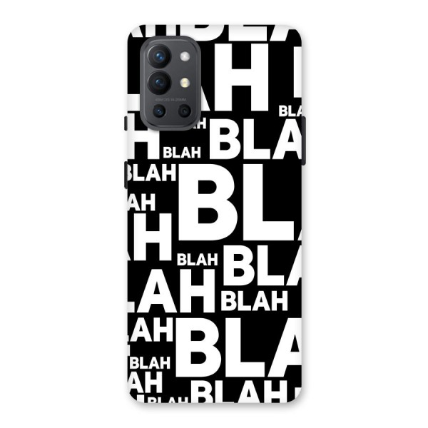 Blah Blah Pattern Back Case for OnePlus 9R