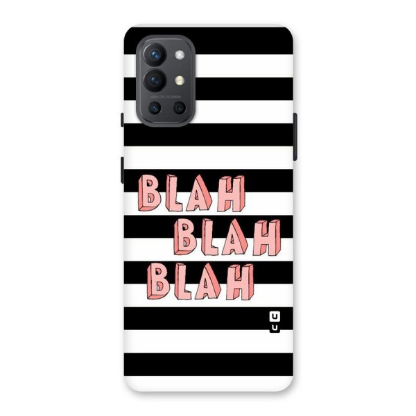 Blah Bold Stripes Back Case for OnePlus 9R