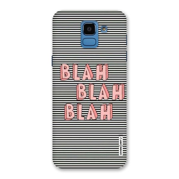Blah Stripes Back Case for Galaxy On6