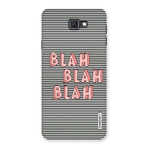 Blah Stripes Back Case for Galaxy On7 2016