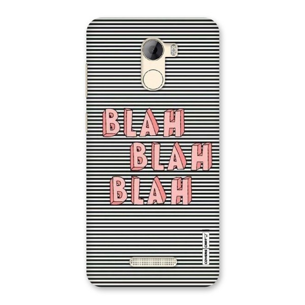 Blah Stripes Back Case for Gionee A1 LIte