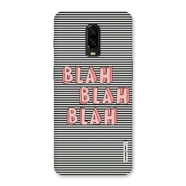 Blah Stripes Back Case for OnePlus 6T