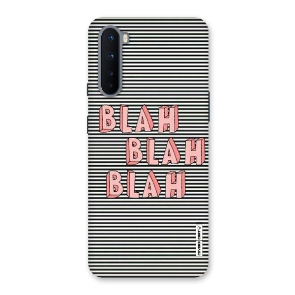 Blah Stripes Back Case for OnePlus Nord