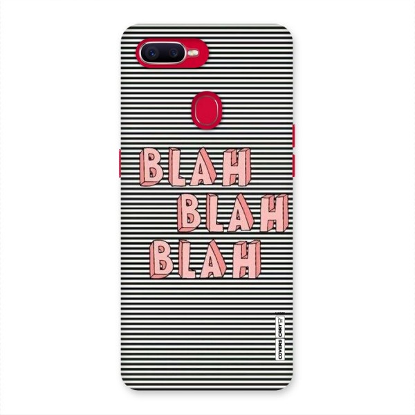 Blah Stripes Back Case for Oppo F9 Pro