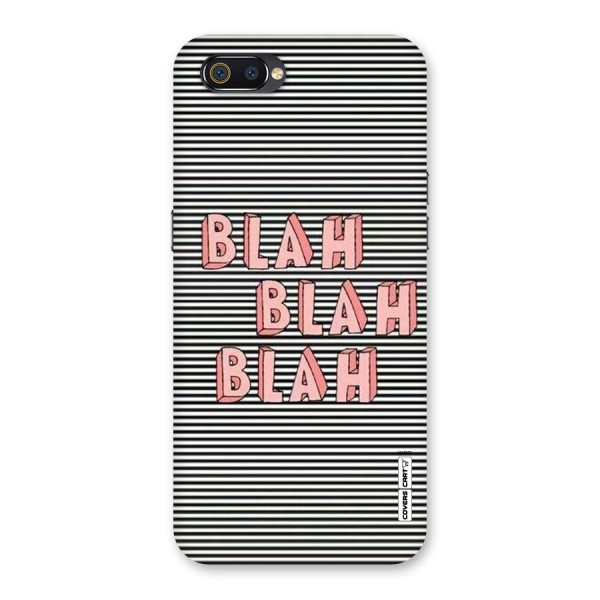 Blah Stripes Back Case for Realme C2