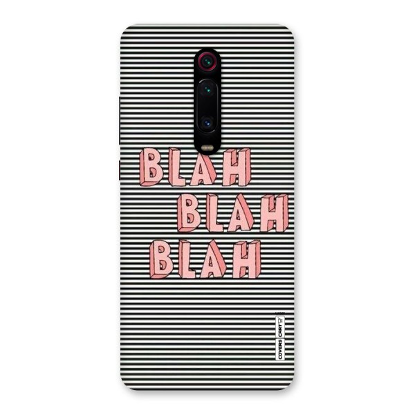 Blah Stripes Back Case for Redmi K20 Pro