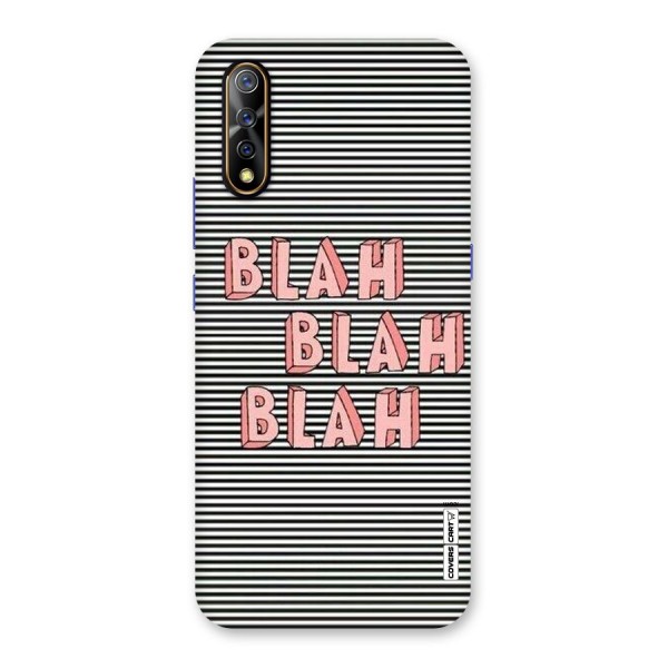 Blah Stripes Back Case for Vivo S1