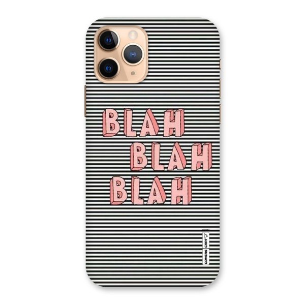 Blah Stripes Back Case for iPhone 11 Pro