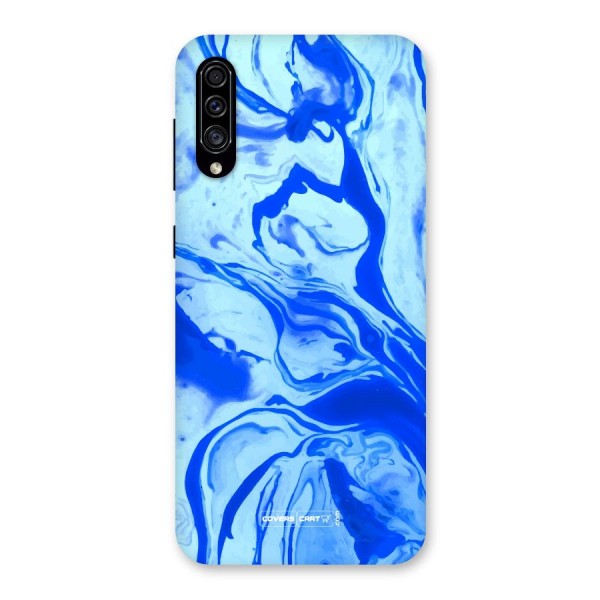 Blaze Blue Marble Texture Back Case for Galaxy A30s
