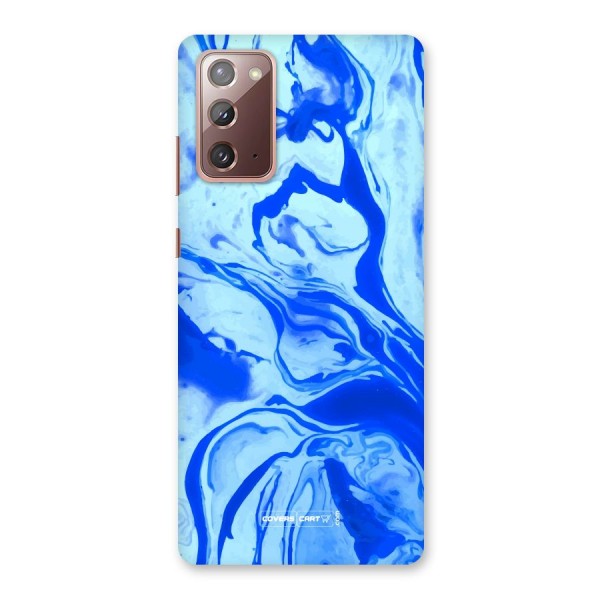 Blaze Blue Marble Texture Back Case for Galaxy Note 20