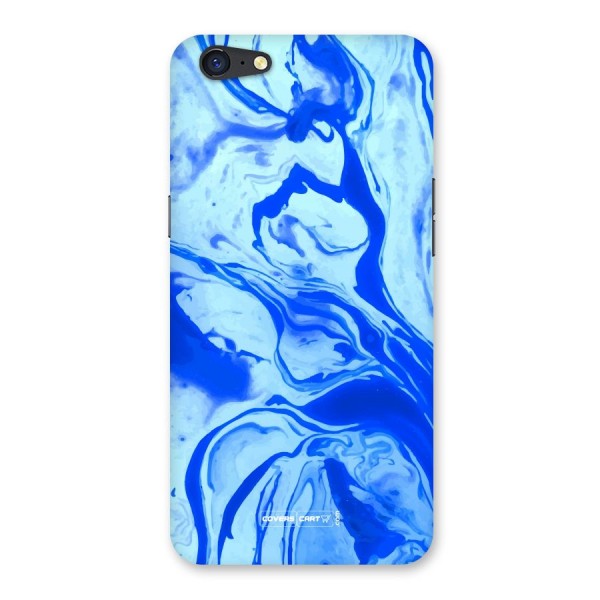 Blaze Blue Marble Texture Back Case for Oppo A71
