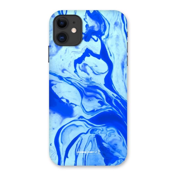 Blaze Blue Marble Texture Back Case for iPhone 11