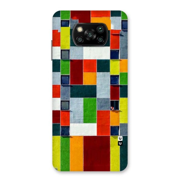 Block Color Design Back Case for Poco X3