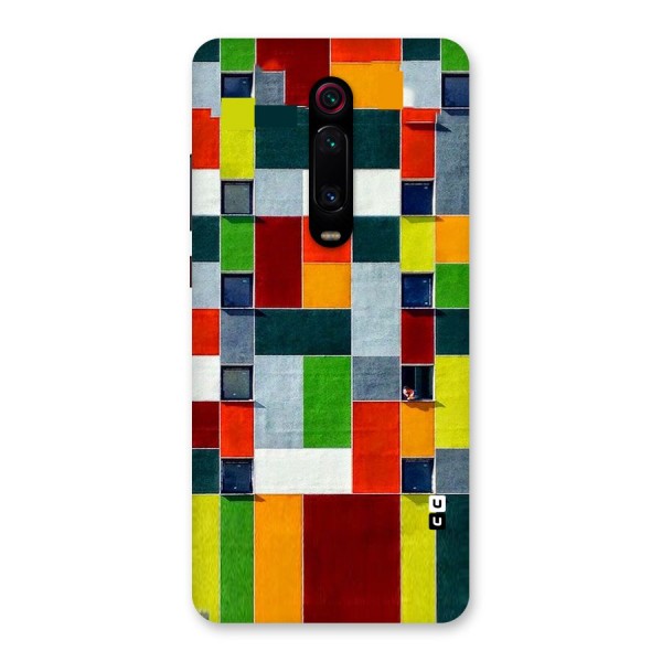 Block Color Design Back Case for Redmi K20 Pro