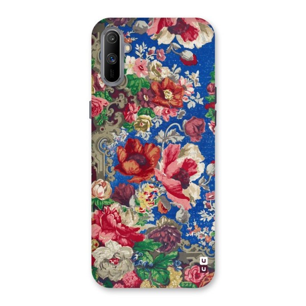Block Printed Flowers Back Case for Realme C3