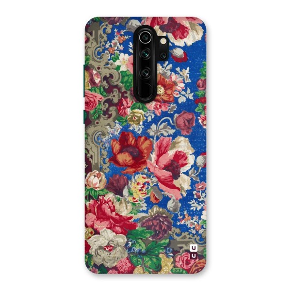 Block Printed Flowers Back Case for Redmi Note 8 Pro