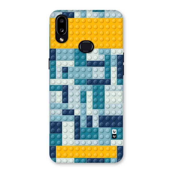 Blocks Blues Back Case for Galaxy A10s