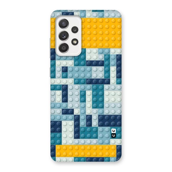 Blocks Blues Back Case for Galaxy A52