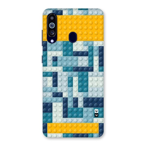 Blocks Blues Back Case for Galaxy A60