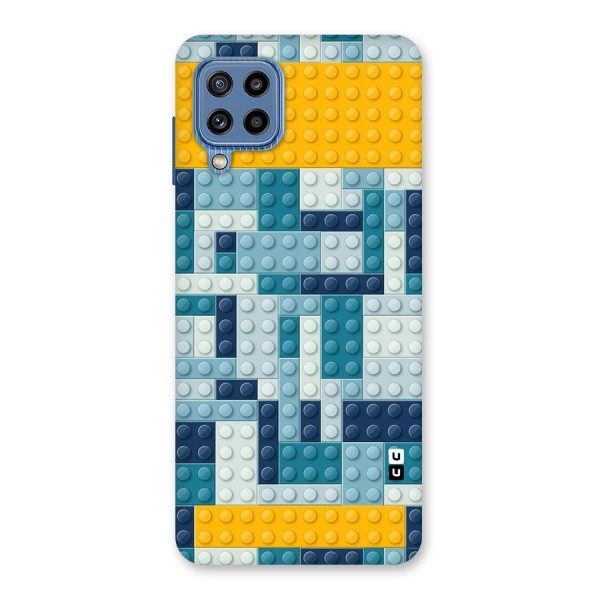 Blocks Blues Back Case for Galaxy M32