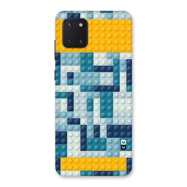 Blocks Blues Back Case for Galaxy Note 10 Lite