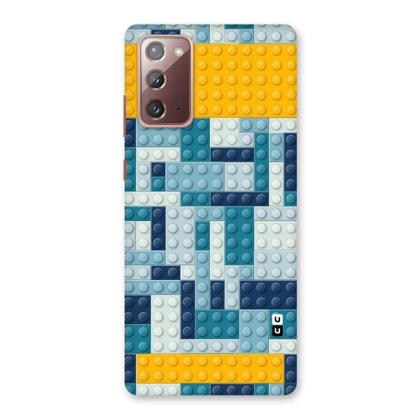 Blocks Blues Back Case for Galaxy Note 20