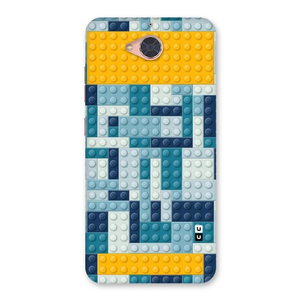 Blocks Blues Back Case for Gionee S6 Pro