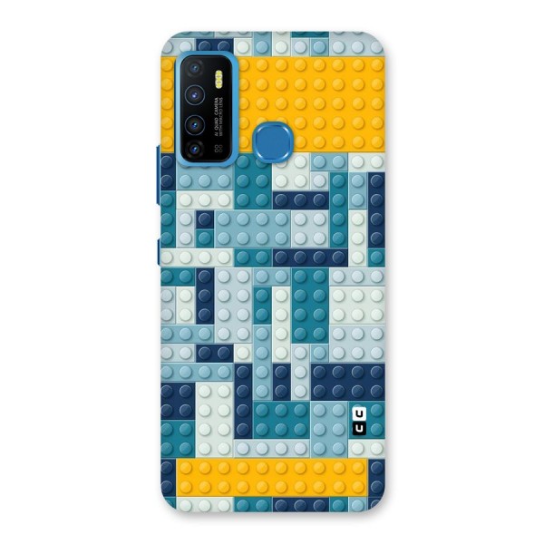 Blocks Blues Back Case for Infinix Hot 9