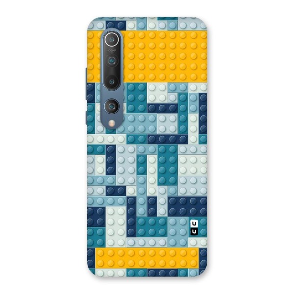 Blocks Blues Back Case for Mi 10