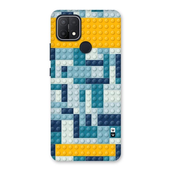 Blocks Blues Back Case for Oppo A15s