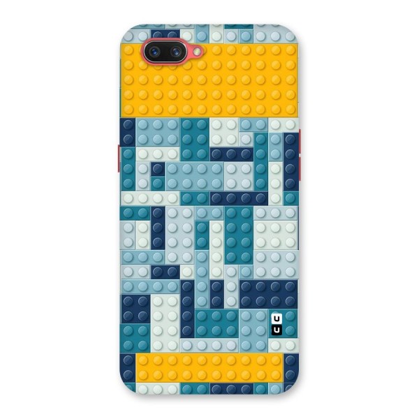 Blocks Blues Back Case for Oppo A3s